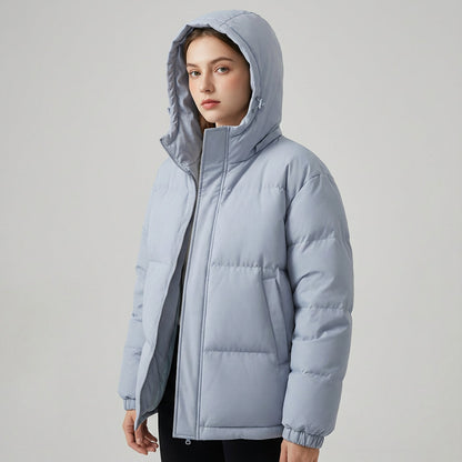 Cleo Women's Black Puffer Jacket | Insulated with Hood, Stylish Winter Jacket