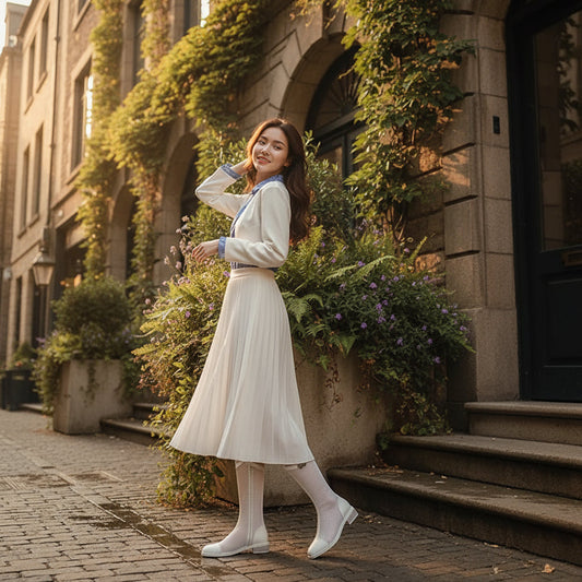 Bottes hautes pour femme Breeze | PU durable, design chic transparent