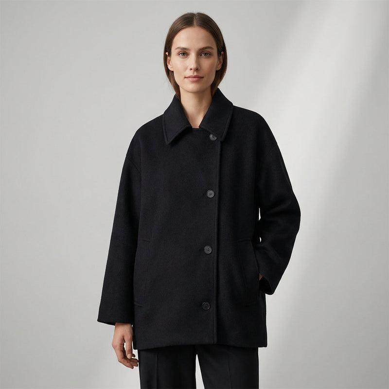Manteau d'hiver pour femmes Maren | Oversize, boutonnage devant, style chic