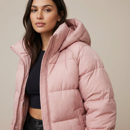 Doudoune noire pour femmes Fiona | Isolation premium, design élégant