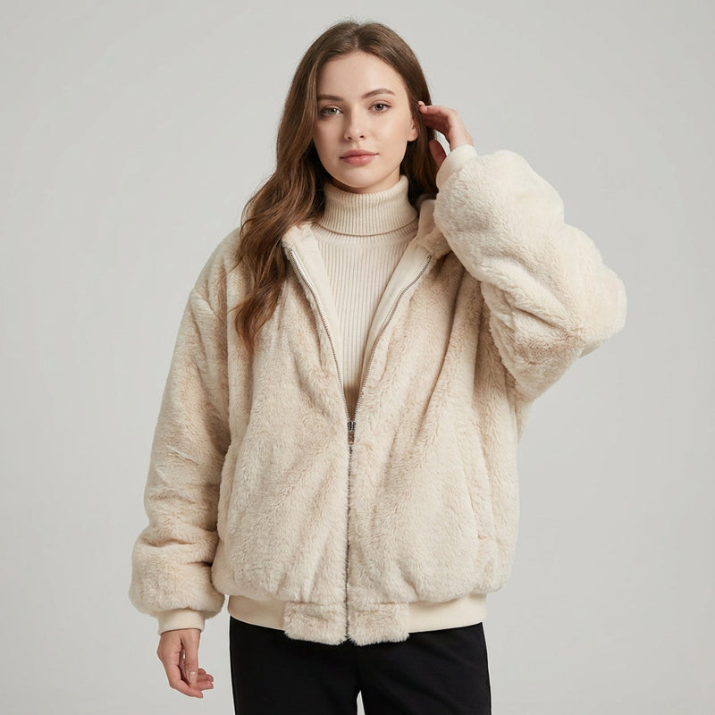 Veste d'hiver réversible pour femmes Marena | Coupe décontractée, essentiel confortable