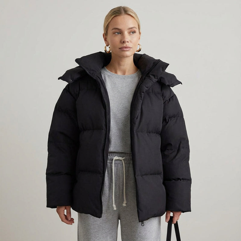 Doudoune noire pour femmes Avalon | Isolation de haute qualité, design moderne