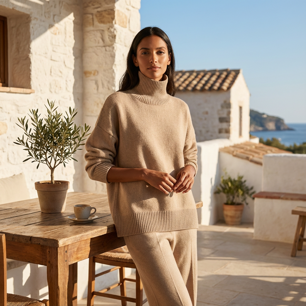 Pull à col roulé pour femmes Avery | Col montant, coupe décontractée