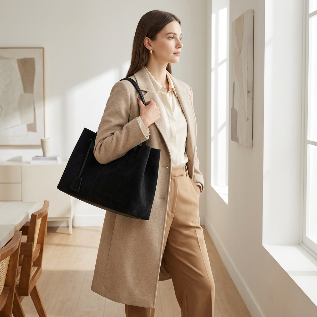 Blaire Women’s Shoulder Tote Bag | Minimalist Silhouette, Long Top Handles