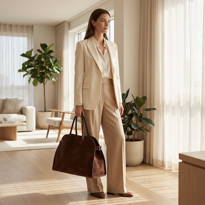 Sac fourre-tout Aveline pour femme | Silhouette structurée, doubles anses supérieures