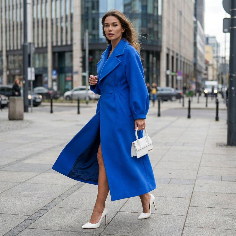 Manteau d'hiver pour femmes Adara | Double boutonnage, design élégant