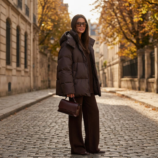 Doudoune pour femmes Marlowe | Capuche amovible, silhouette oversize