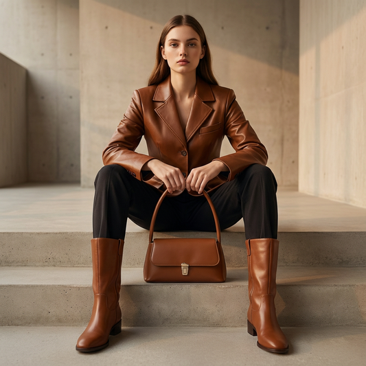 Bolso de hombro para mujer Maribel | Frente con solapa, Cierre de candado