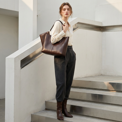 Aveline Women’s Tote Bag | Minimalist Design, Long Shoulder Handles