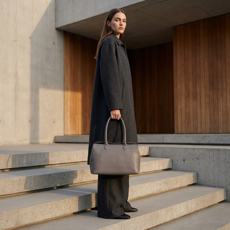 Fourre-tout à épaule pour femmes Aveline | Silhouette structurée, longues anses