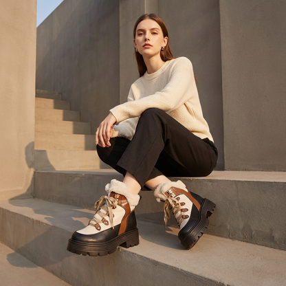 Bottes Femme Alyssa | Cuir Véritable, Design Antidérapant