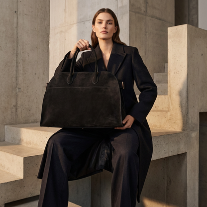 Sac fourre-tout Aveline pour femme | Silhouette structurée, doubles anses supérieures