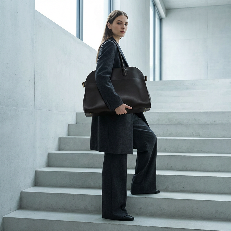 Sac fourre-tout Aveline pour femme | Silhouette structurée, doubles anses supérieures