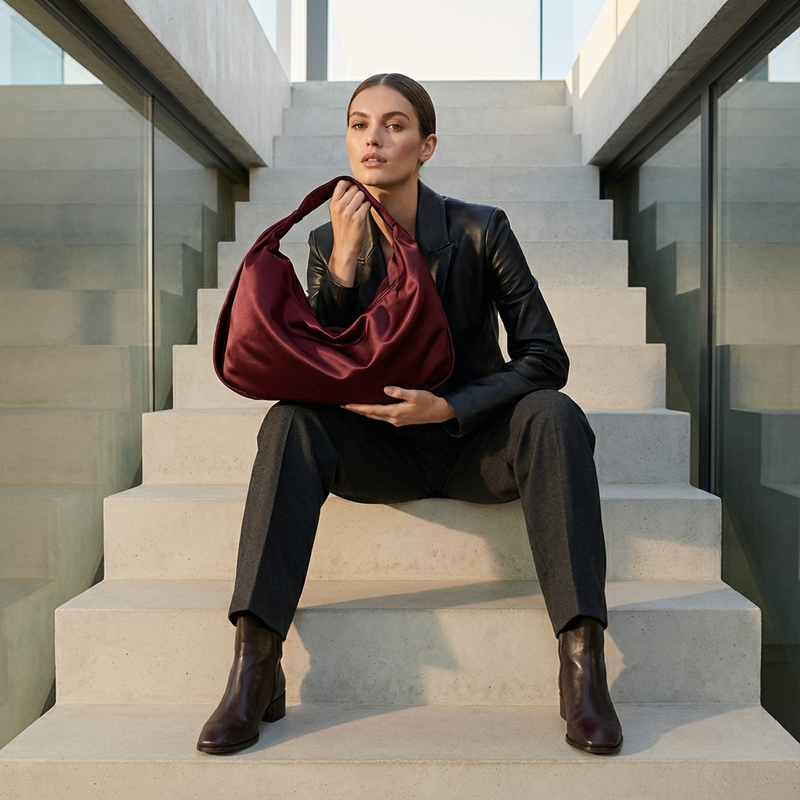 Marisol Women’s Hobo Bag | Slouchy Silhouette, Wide Shoulder Strap