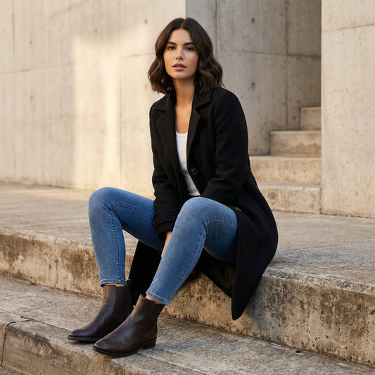 Manteau en Laine Femme Sigrid | Col Classique, Design Intemporel