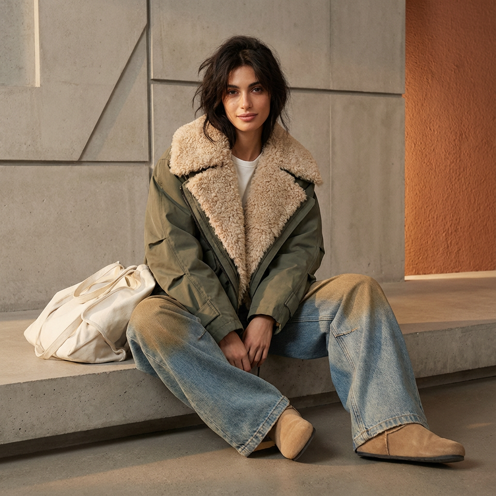 Veste motard matelassée pour femmes Cleo | Coton épais, style streetwear décontracté