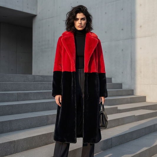 Chaqueta para Mujer Luna | Lujosa Piel Sintética, Abrigo de Invierno Acogedor