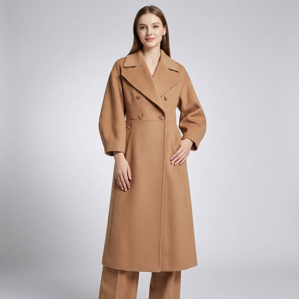 Manteau d'hiver pour femmes Adara | Double boutonnage, design élégant