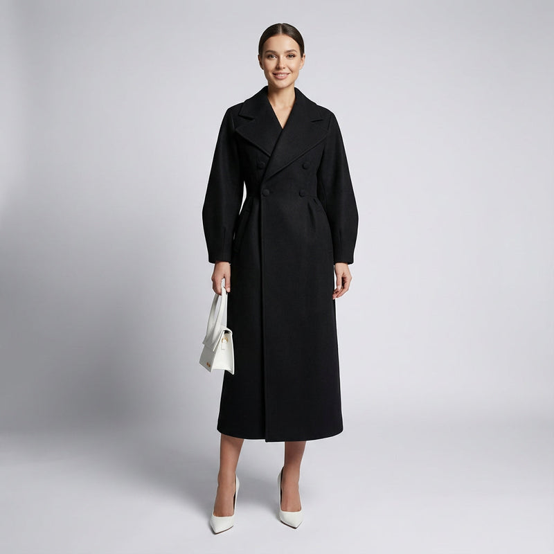 Manteau d'hiver pour femmes Adara | Double boutonnage, design élégant