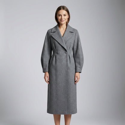 Manteau d'hiver pour femmes Adara | Double boutonnage, design élégant