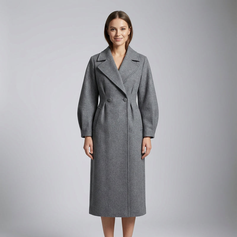 Manteau d'hiver pour femmes Adara | Double boutonnage, design élégant