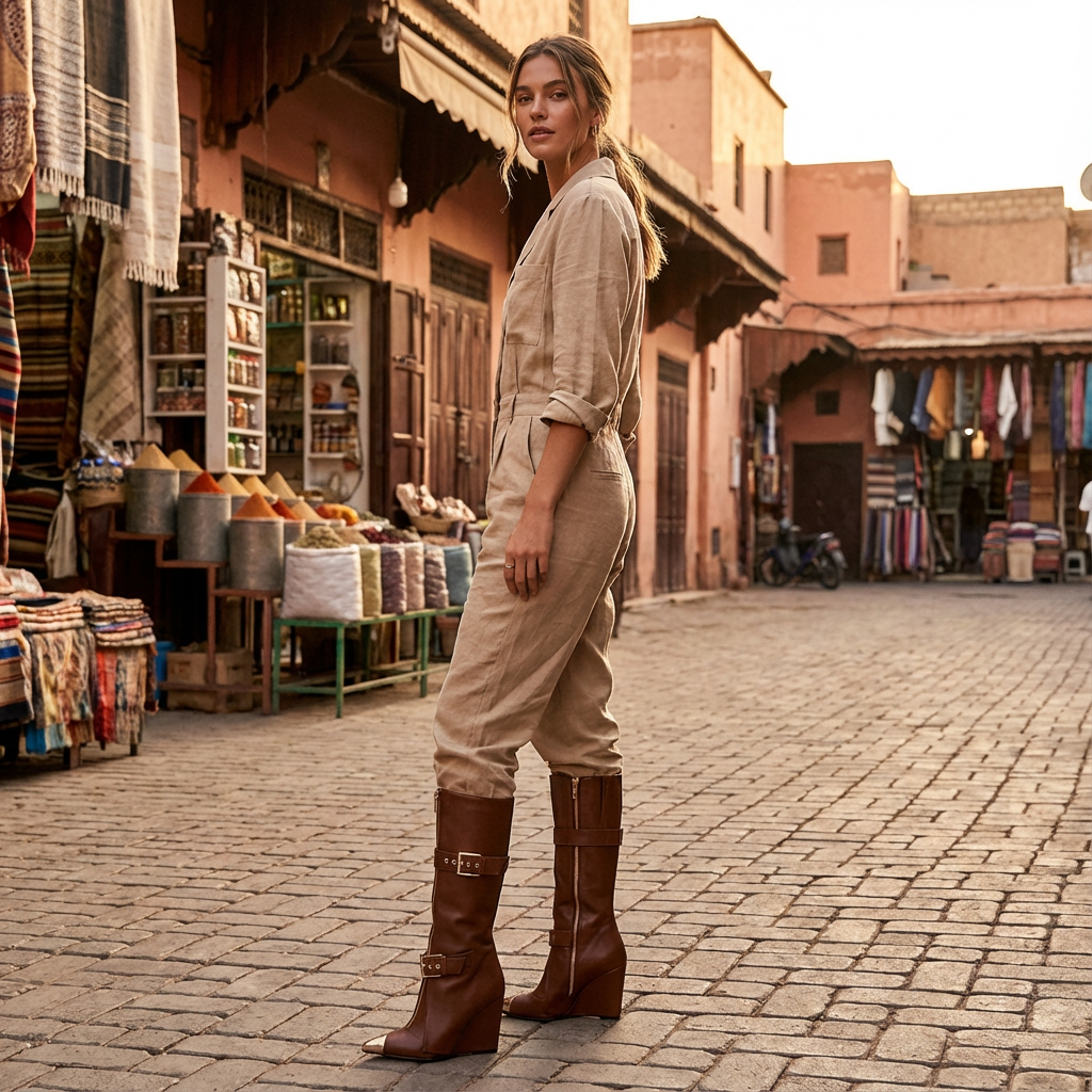 Bottes noires montantes pour femmes Evelyn | Talons stilettos, bout pointu