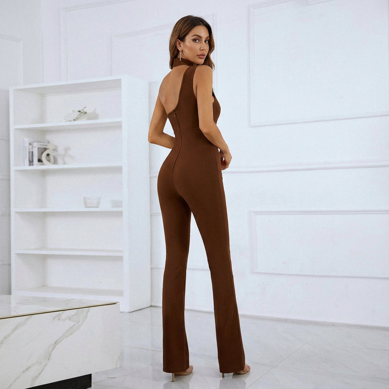 Combinaison une épaule pour femme Beatrice | Bandage, design asymétrique