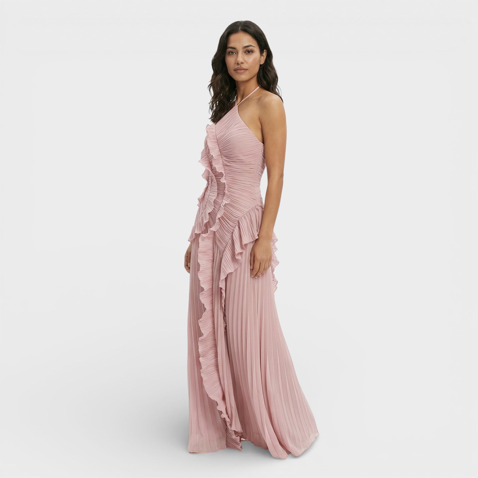 Liana Women's Asymmetric Maxi Dress - full-length view