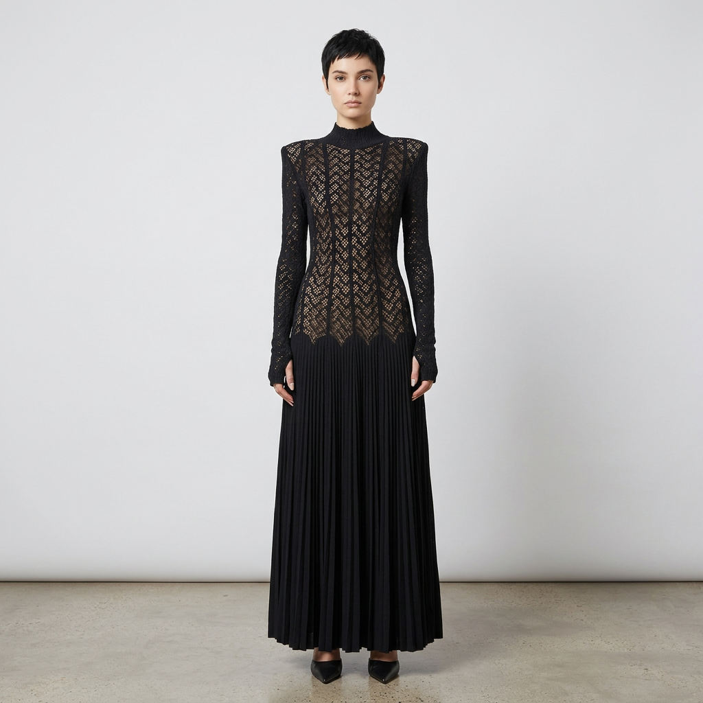 Vestido de encaje para mujer Daisy | Elegante diseño calado, casual y formal