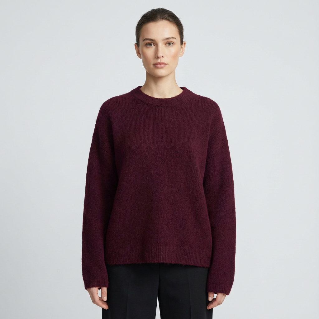 Pull tricoté Selene pour femme | Coupe décontractée, manches longues