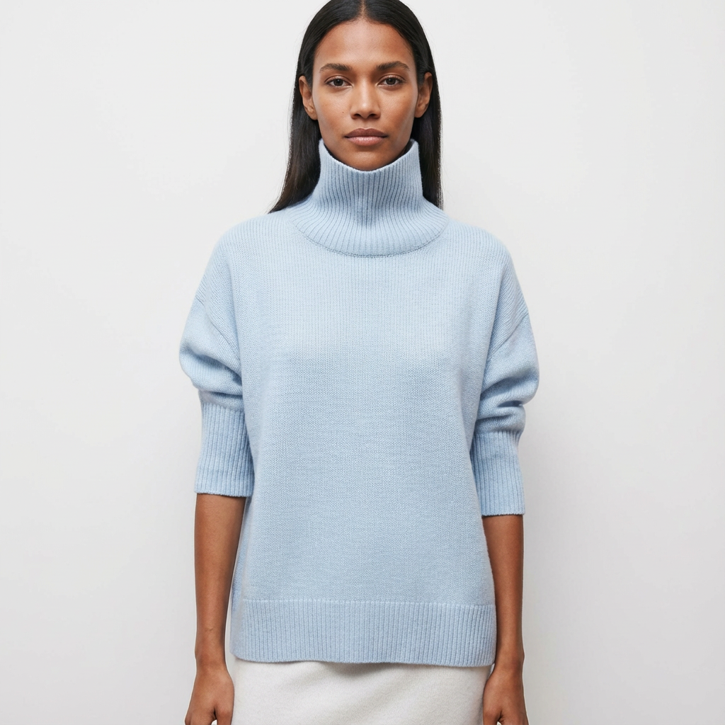 Pull à col roulé pour femmes Avery | Col montant, coupe décontractée