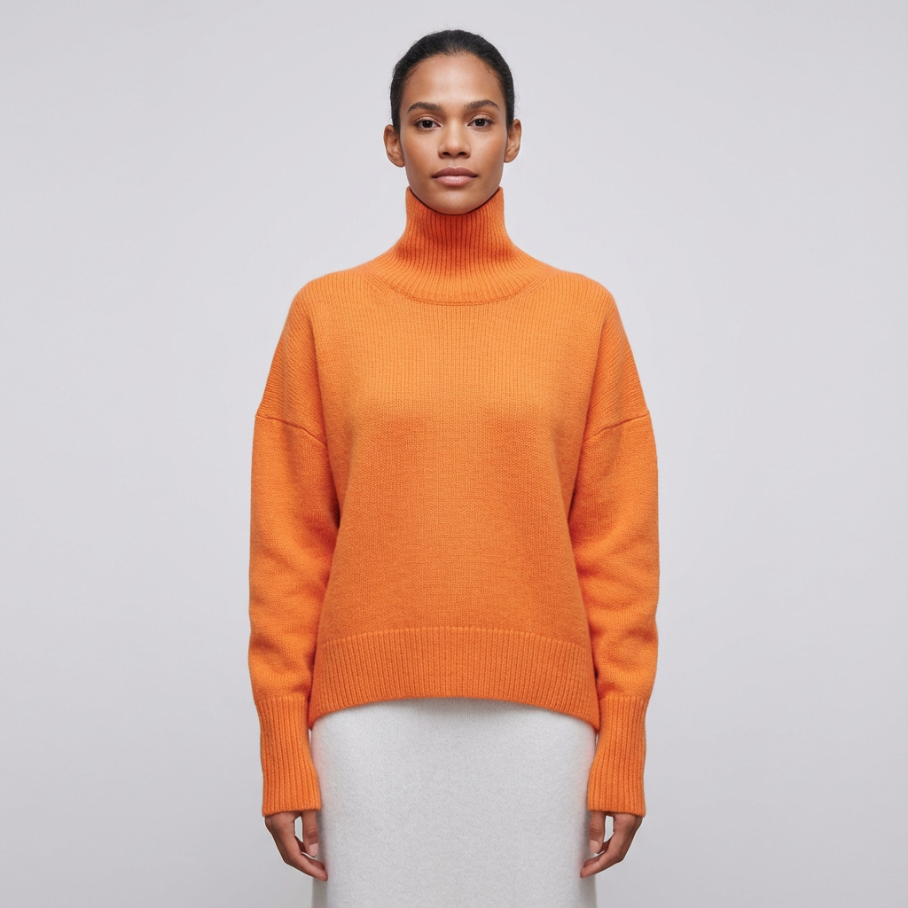 Pull à col roulé pour femmes Avery | Col montant, coupe décontractée