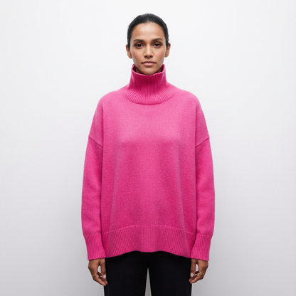 Pull à col roulé pour femmes Avery | Col montant, coupe décontractée