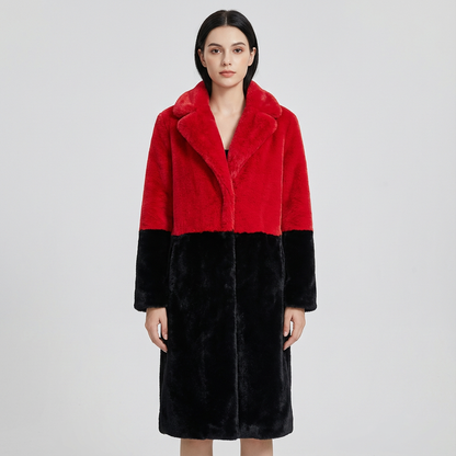 Chaqueta para Mujer Luna | Lujosa Piel Sintética, Abrigo de Invierno Acogedor