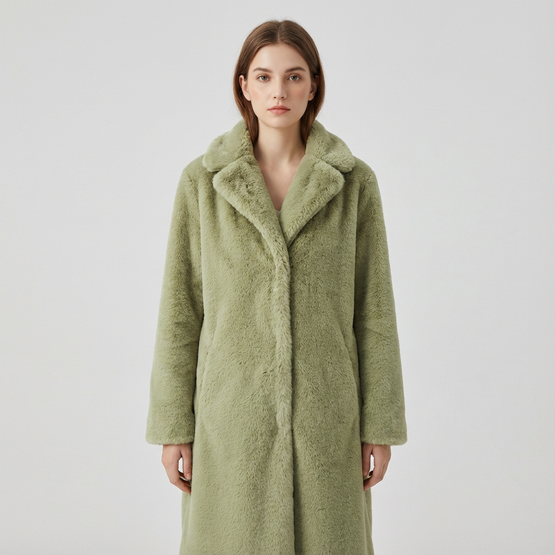 Chaqueta para Mujer Luna | Lujosa Piel Sintética, Abrigo de Invierno Acogedor