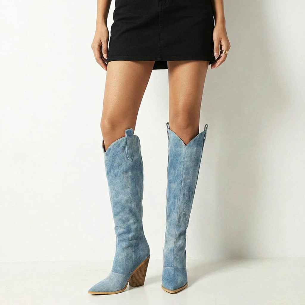 Bottes à talons hauts pour femmes Natalie | Bout pointu, glamour d’inspiration western