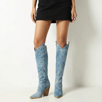 Bottes à talons hauts pour femmes Natalie | Bout pointu, glamour d’inspiration western