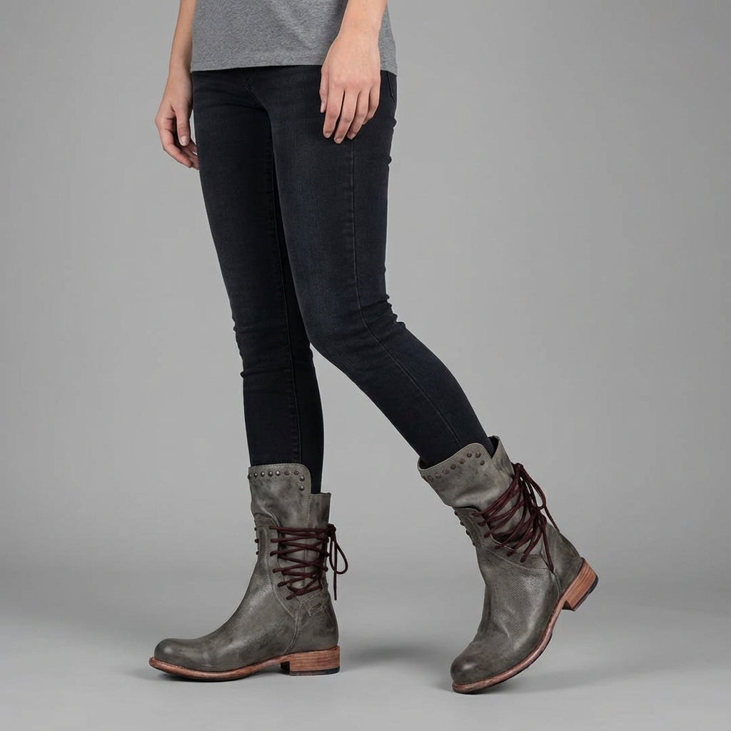 Bottines pour Femme Rosa | Design à Lacets, Confort Quotidien Moderne