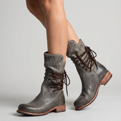 Bottines pour Femme Rosa | Design à Lacets, Confort Quotidien Moderne