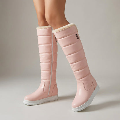 Bottes de neige montantes pour femmes Wendy | Doublure en peluche, talon bas