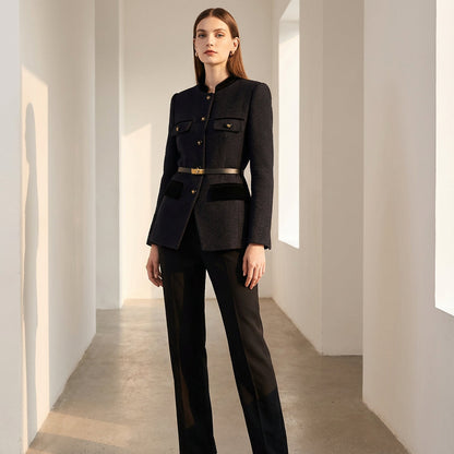 Manteau en laine pour femme Willa | Mi-long, design élégant