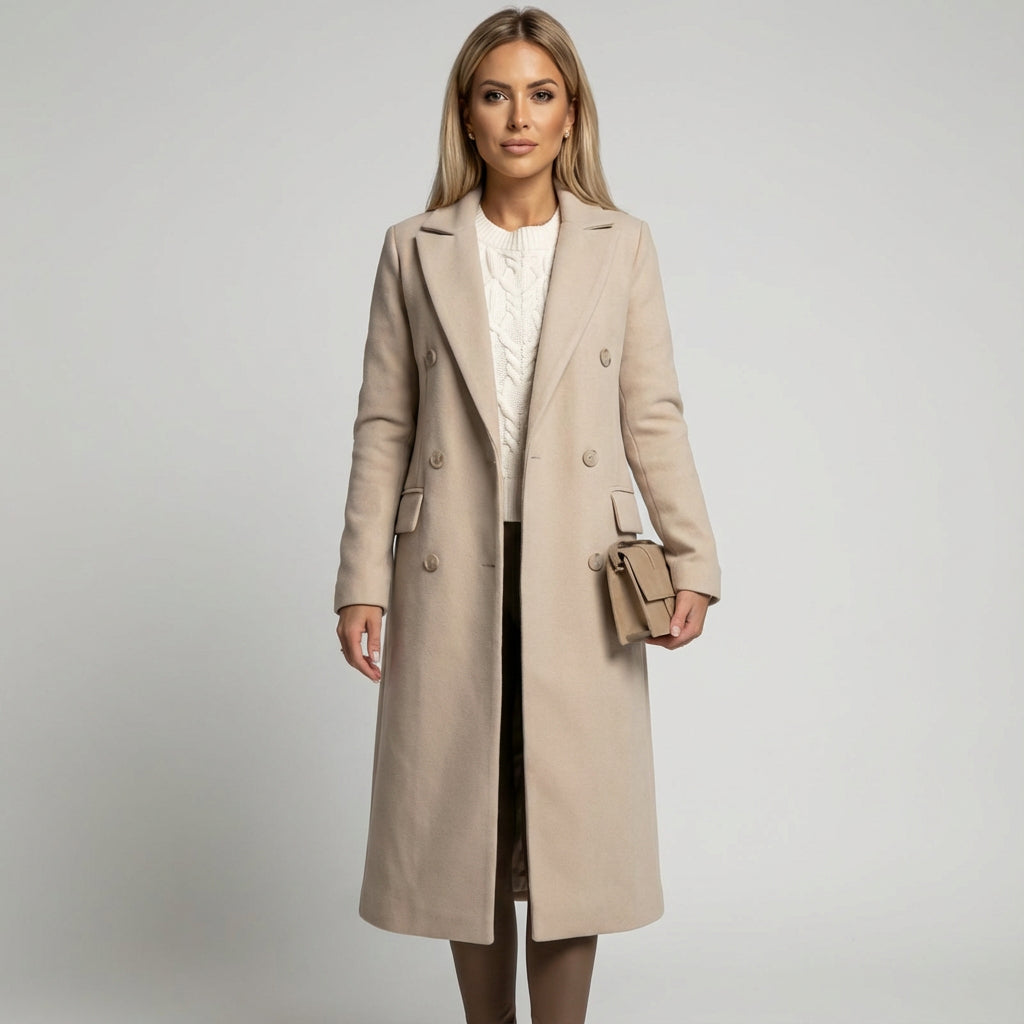 Manteau trench pour femme Vionna | Double boutonnage, design élégant