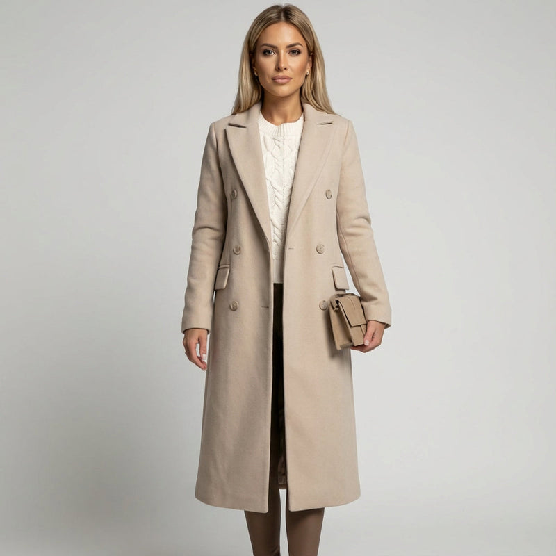 Manteau trench pour femme Vionna | Double boutonnage, design élégant