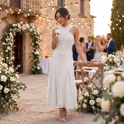Jolie Women's Maxi Dress - back view