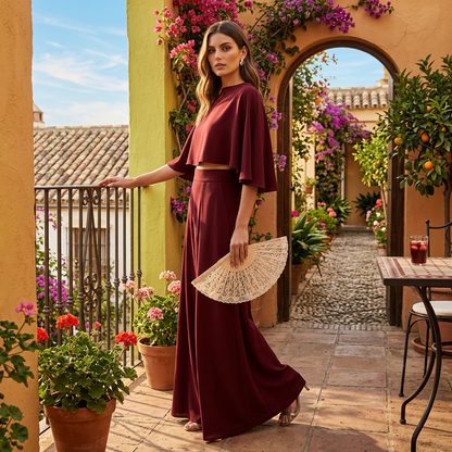 Willa Women's Two-piece Set - back view