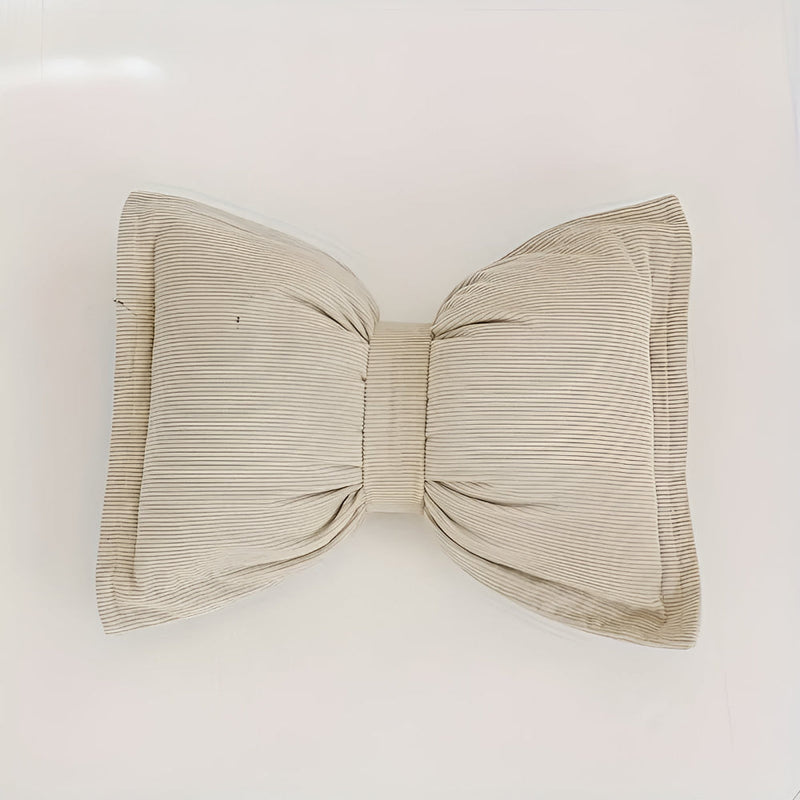 Thistle Bowknot Decorative Cushion Pillow | Soft Cover, Living Room