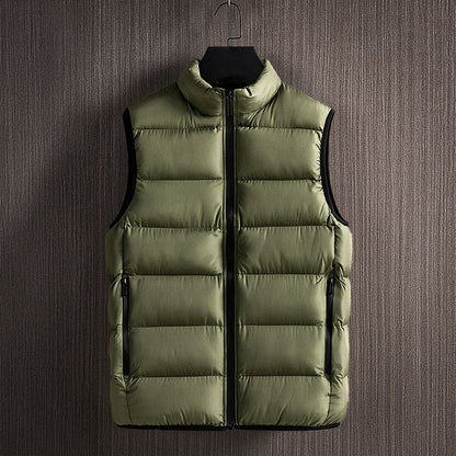 Rhys Men's Puffer Jacket - styled view