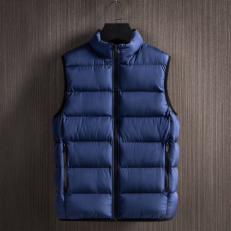 Rhys Men's Puffer Jacket - fabric and finish detail