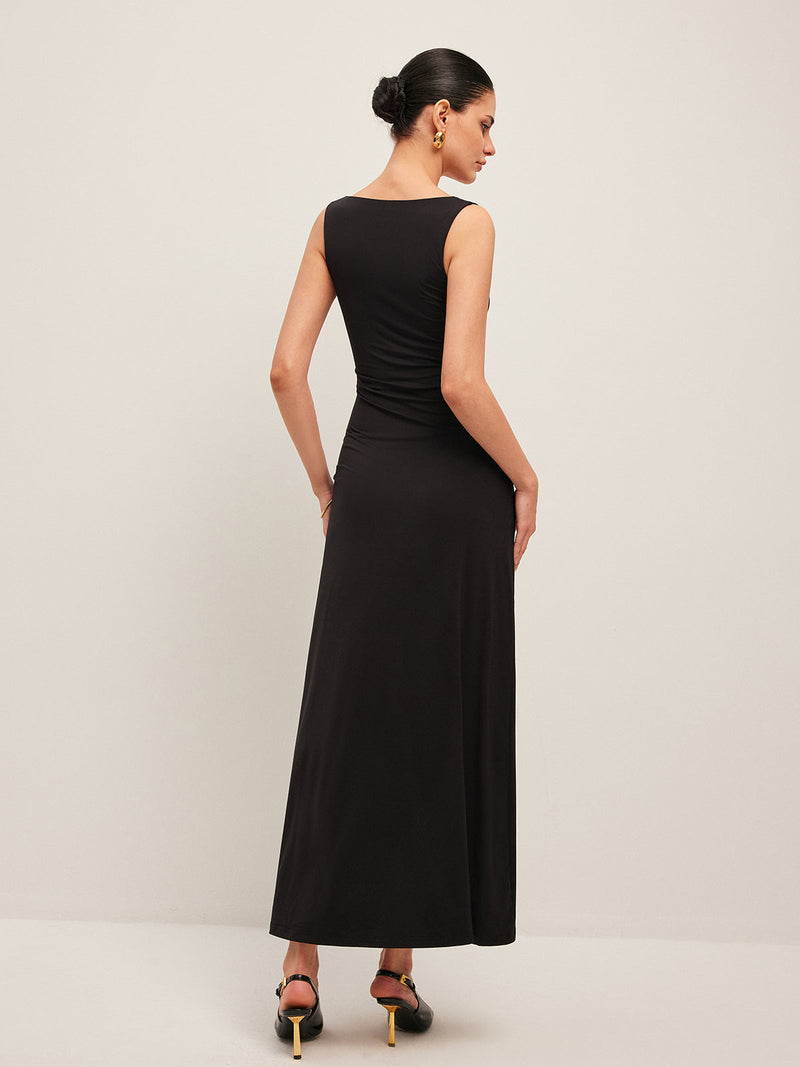 Saskia Women's Floral Dress - back view