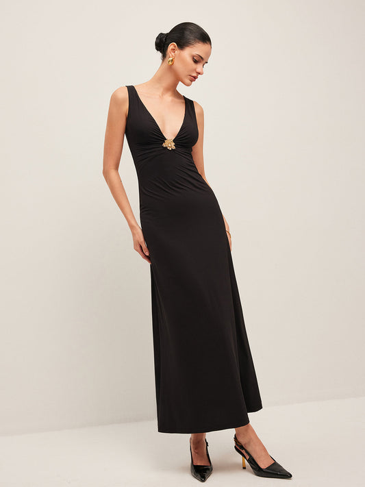 Saskia Women's Floral Dress - front view